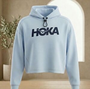 Hoka Light Blue Hoodie